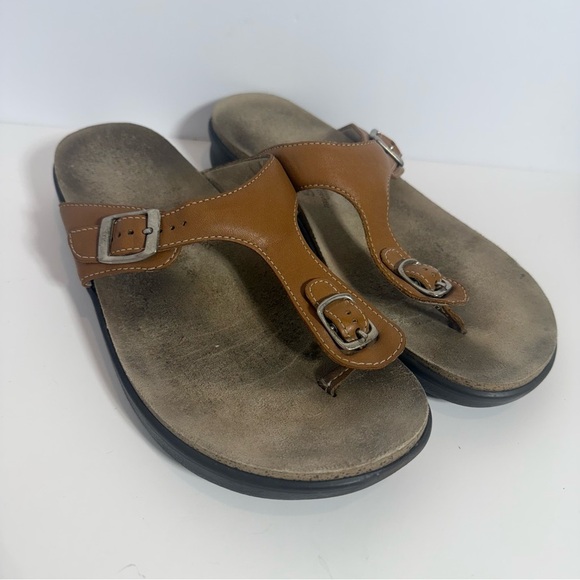 SAS Shoes - SAS Women’s Sanibel Caramel Brown Size 10.5 M Sandals Flip Flops